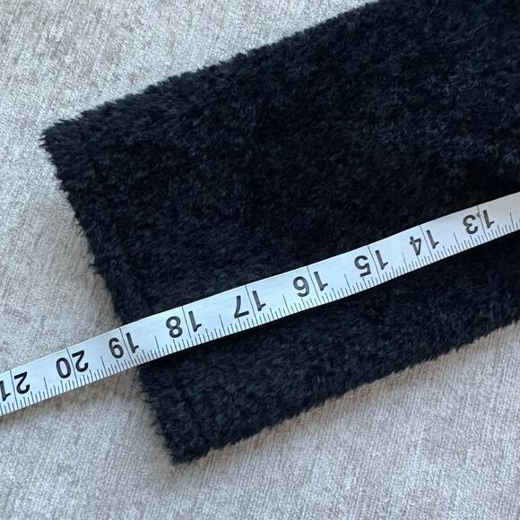 Max Mara Short Black Wool Teddy Coat - Picture 5 of 6